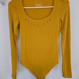 Purusha People Limited Edition Golden Moon Phase Bodysuit, Size Small